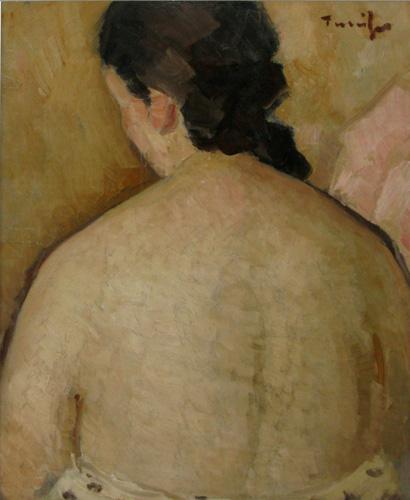 Nicolae Tonitza Tors vazut din spate oil painting image